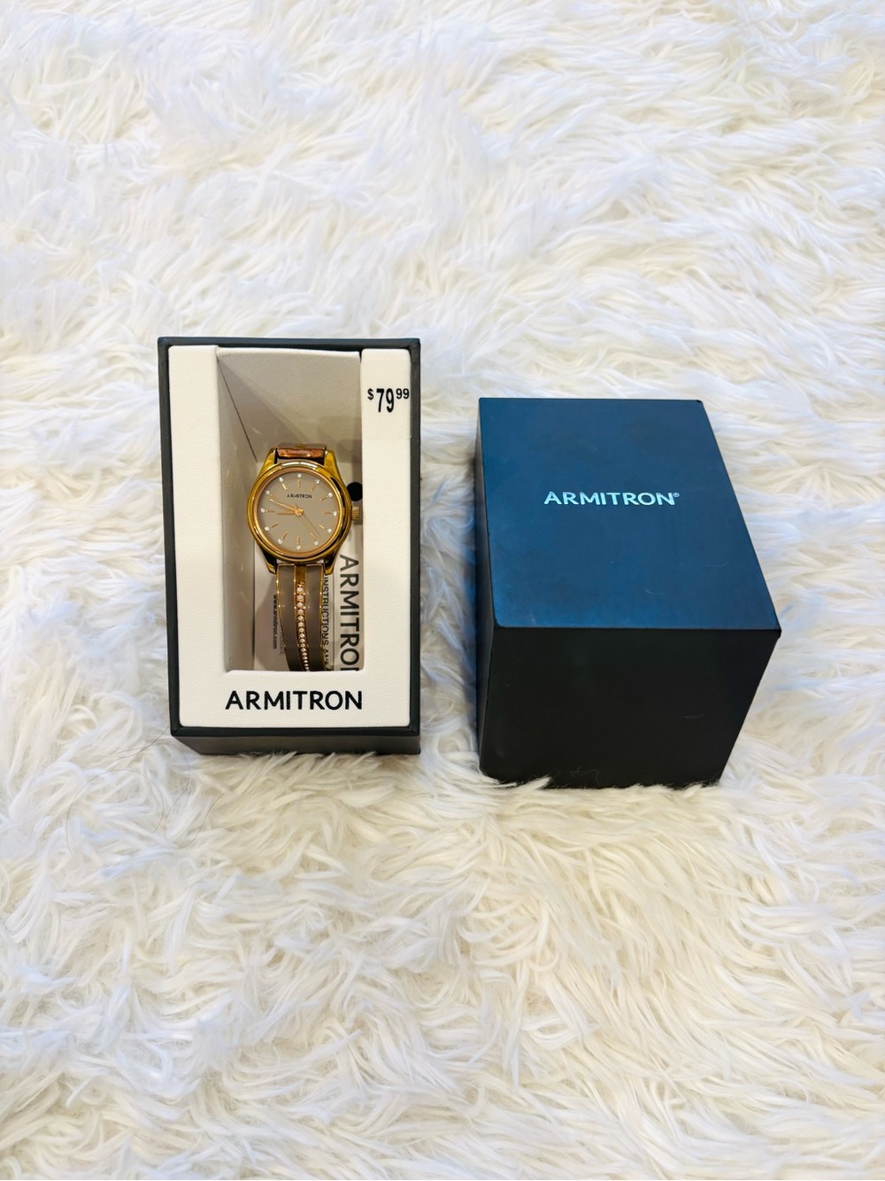 🤍 Armitron Gold Tone and Gray Women's Watch